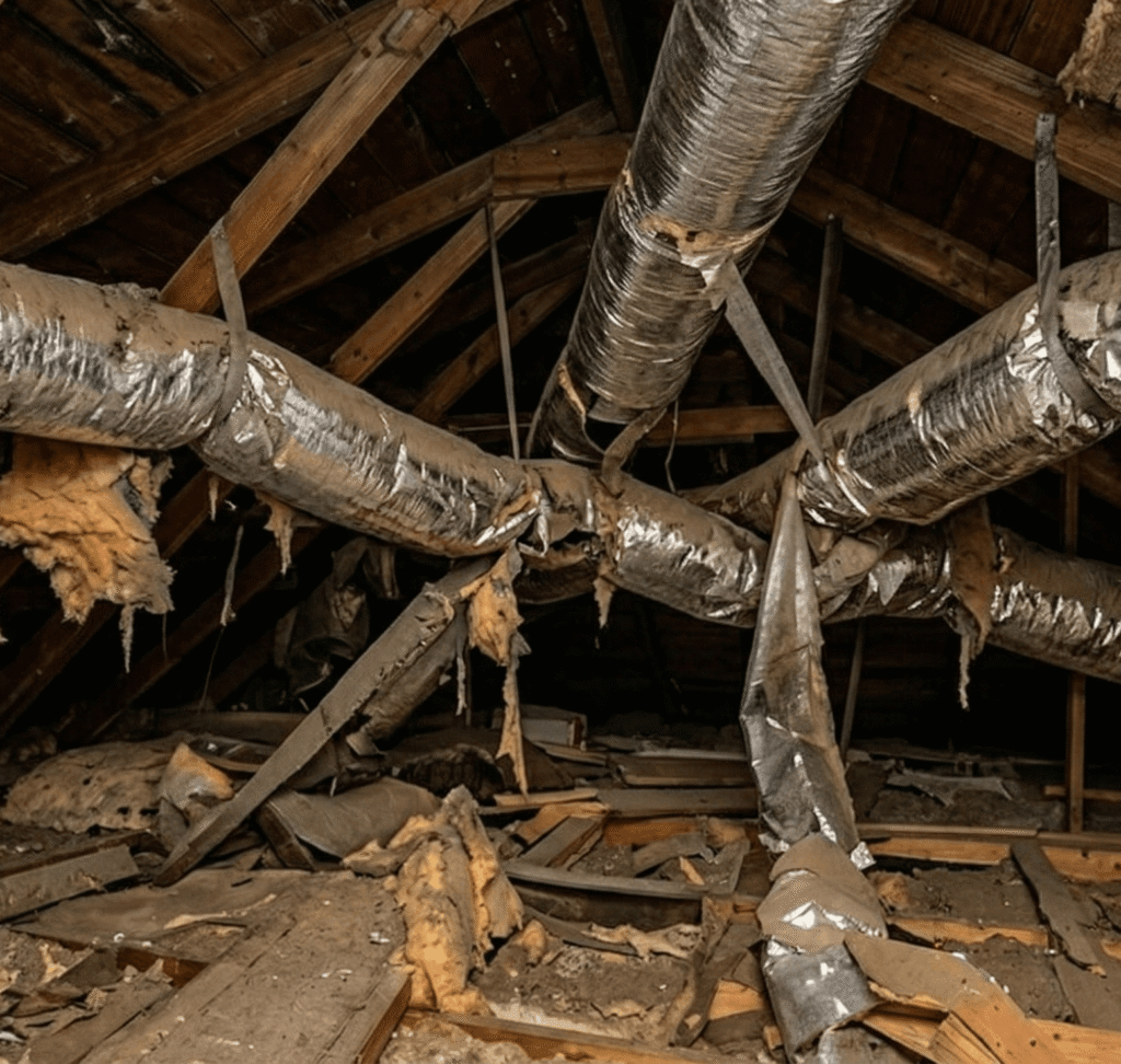 Before: Ductwork Replacement — Marietta, GA